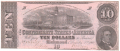 United States Of America 10 Dollars,  2. 12.1862